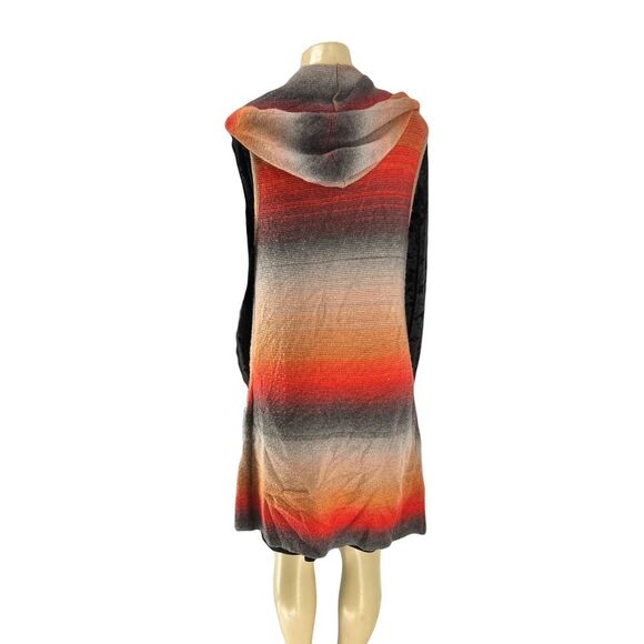 ii sisters Boho Ombré Hooded Cardigan Size S/M - Picture 6 of 8